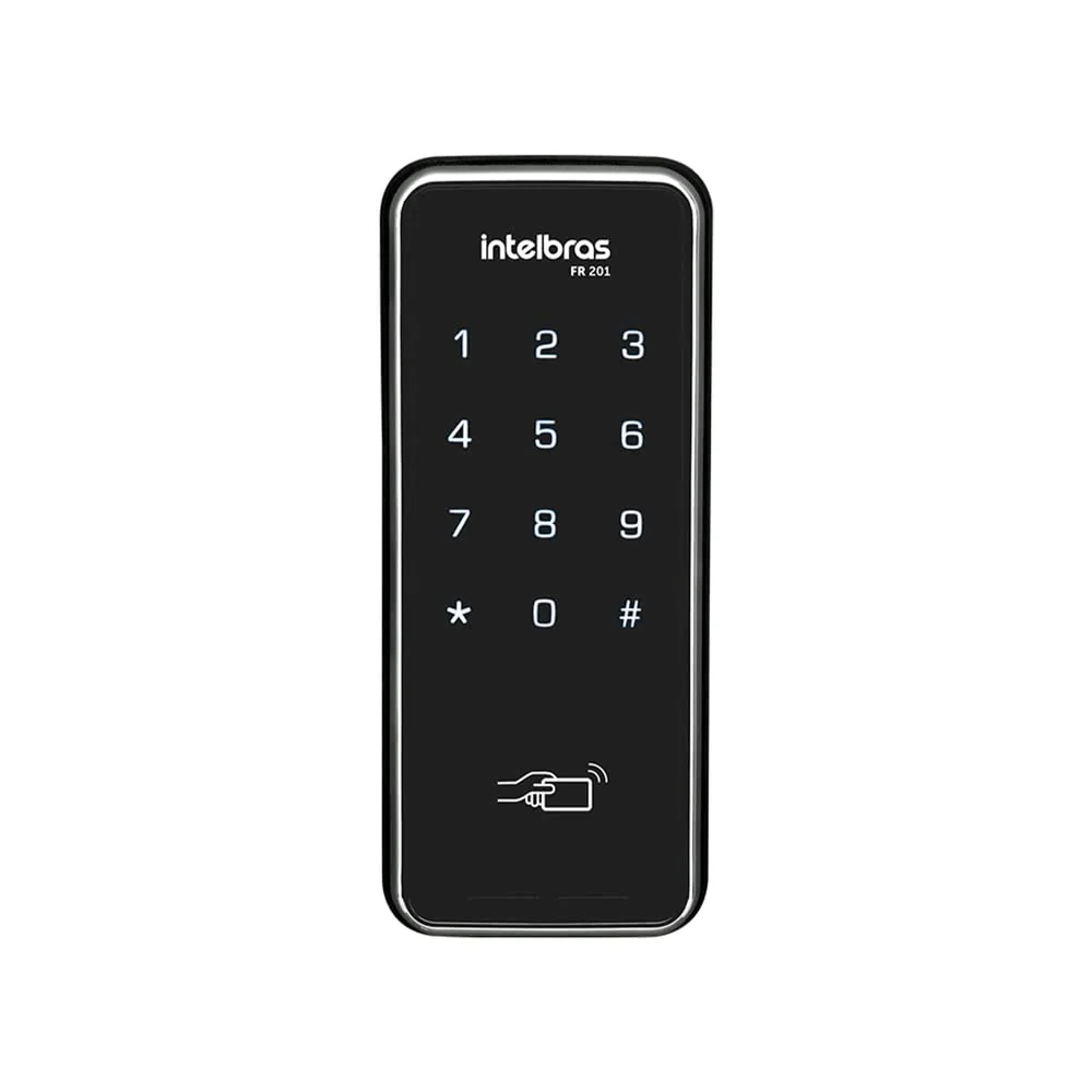 Fechadura Digital Intelbras de Sobrepor Touch Screen | FR 201