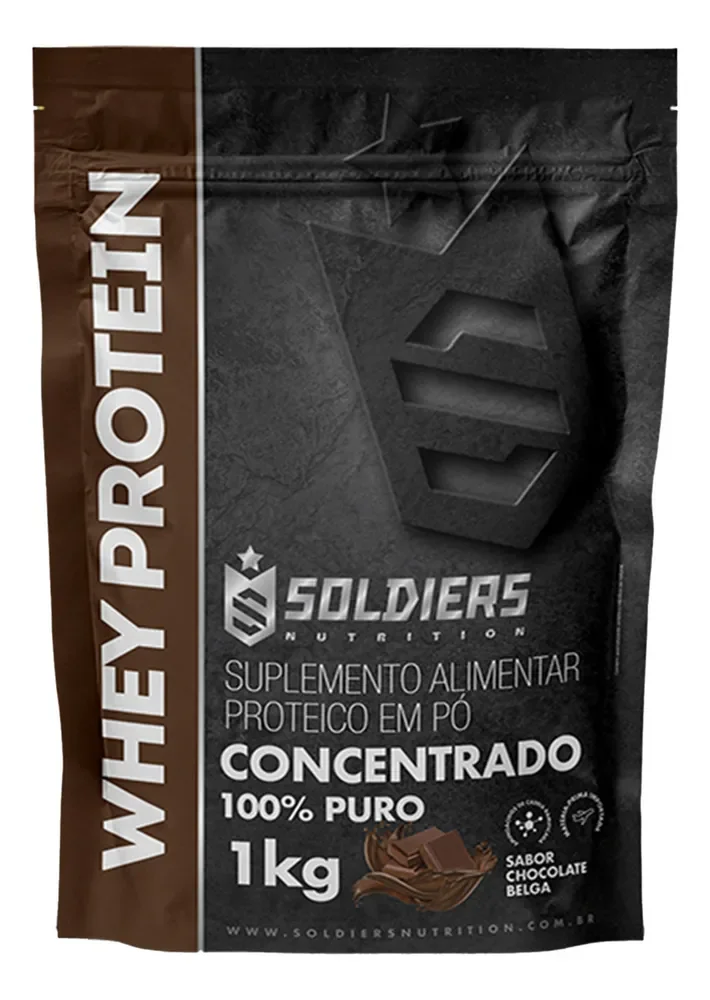 Whey Protein Concentrado 1kg Soldiers Nutrition