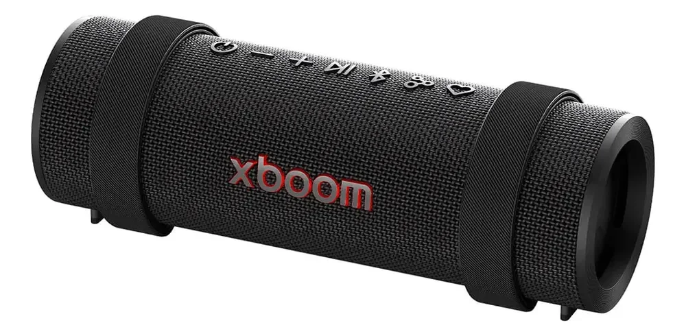 Caixa de Som LG XBOOM Grab, Bateria recarregável, IP67, até 20h de reprodução, luzes multicolor e…