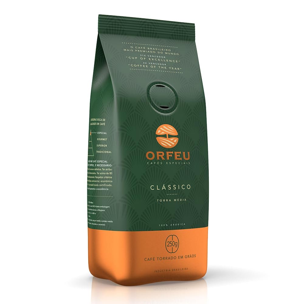 Café Orfeu em Grãos Clássico 250g