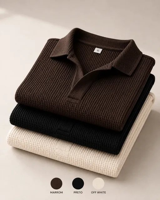 Kit Camisas Gola Polo Camisetas Blusas (P ao G)