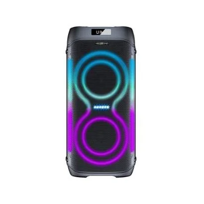 Caixa de Som Amplificada Bluetooth Vivensis Vibe Sound V6 Party 1000W USB - Preto