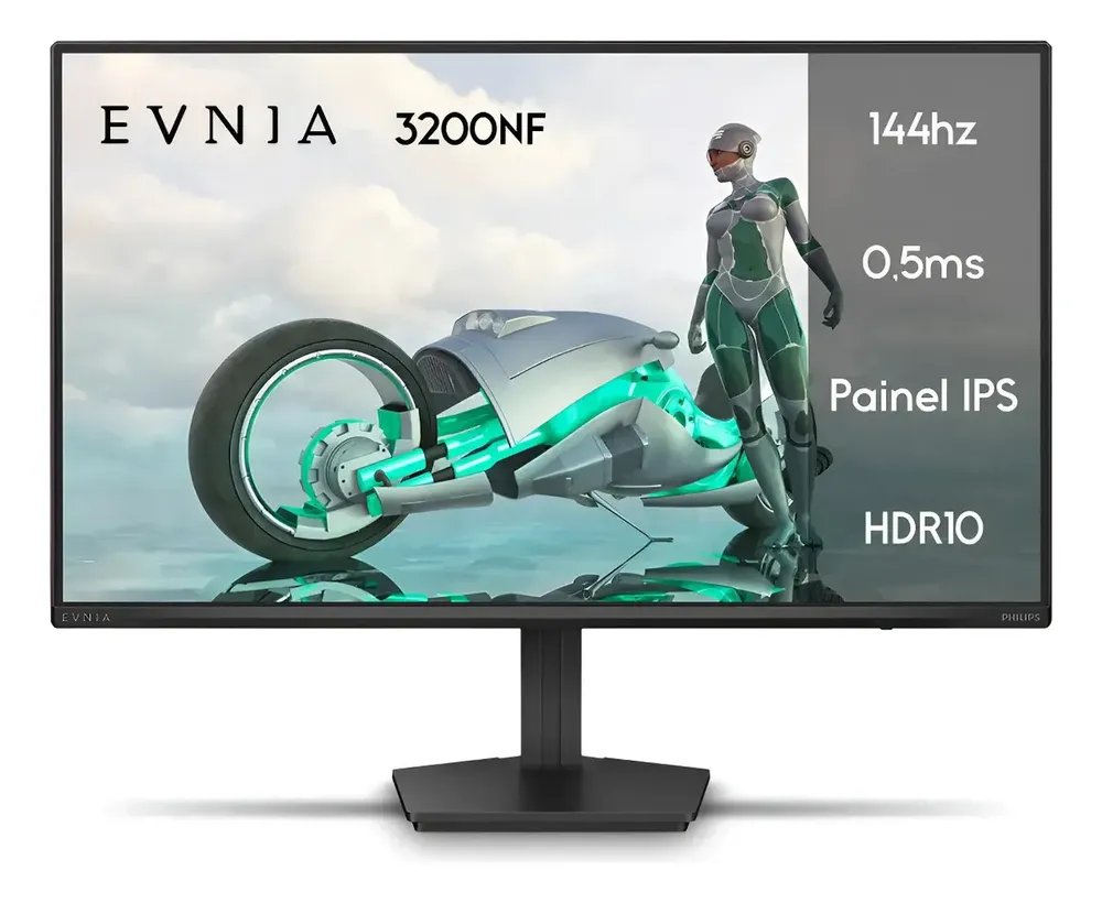 Monitor Gamer Philips 24 Evnia Ips 144hz 0.5ms Wide Fullhd