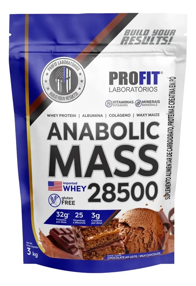 Hipercalórico Anabolic Mass 3kg Profit Labs