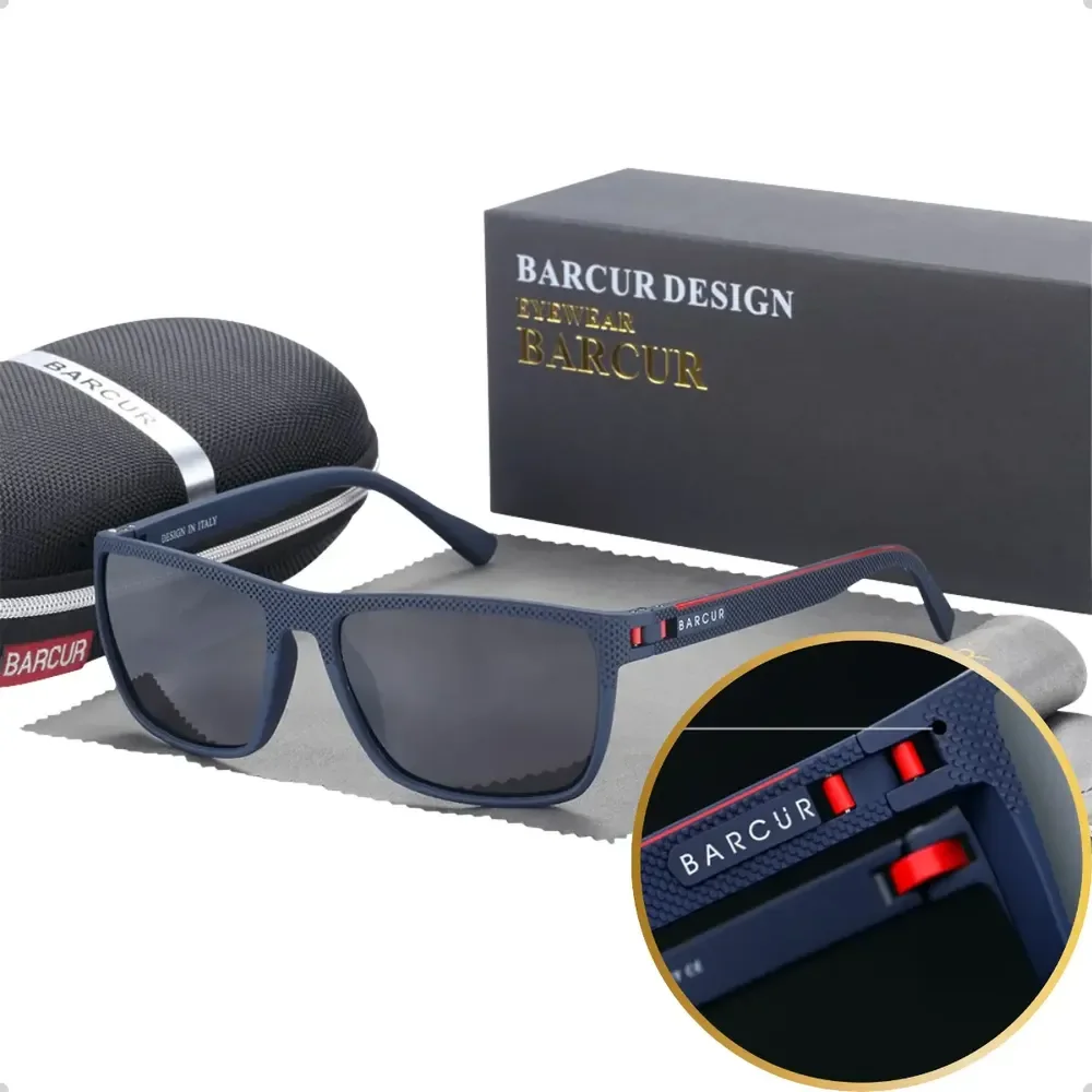 ⚫️ Óculos De Sol Masculino Polarizado Proteção Uv400