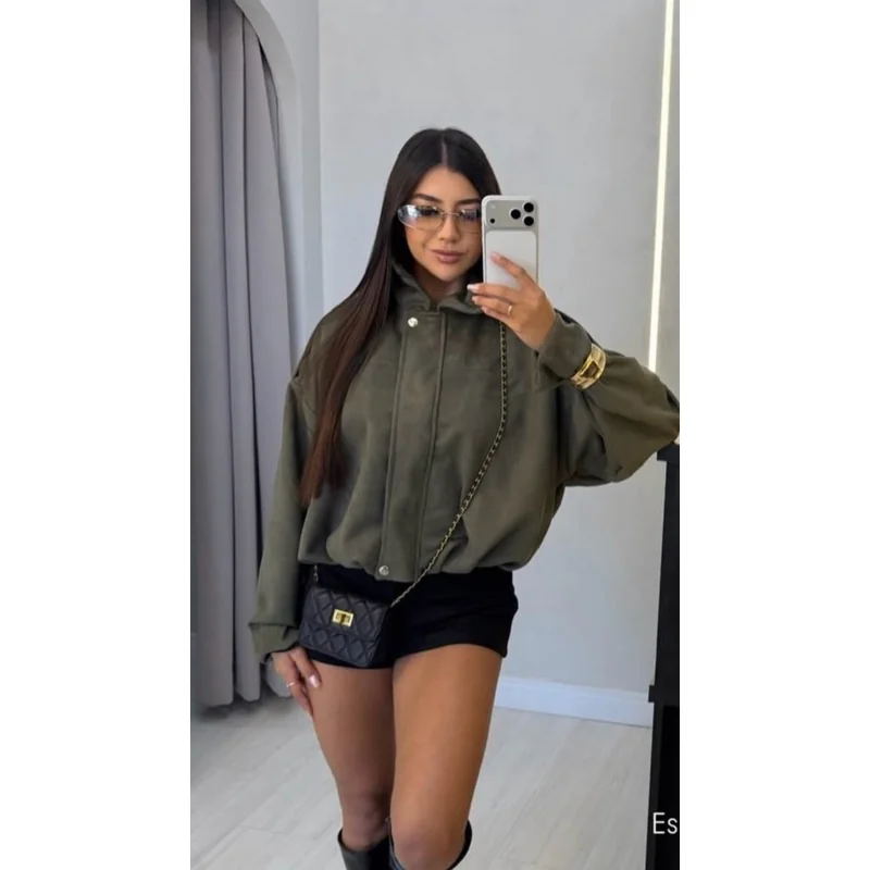 ✨jaqueta oversized Bomber