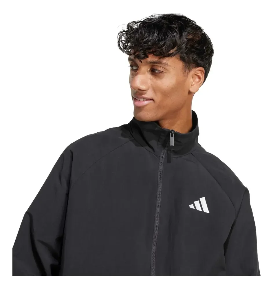 ✨Jaqueta adidas Masculino Corta-vento Essent. Masc Preto G Lisa✨️