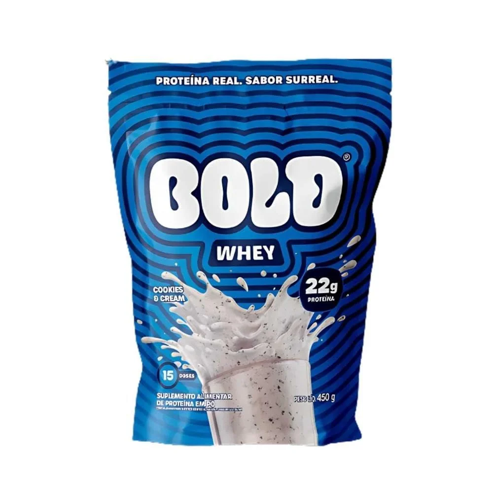 ✨WHEY PROTEIN 3W - BOLD WHEY (450g) - Sabor: Cookies & Cream✨️