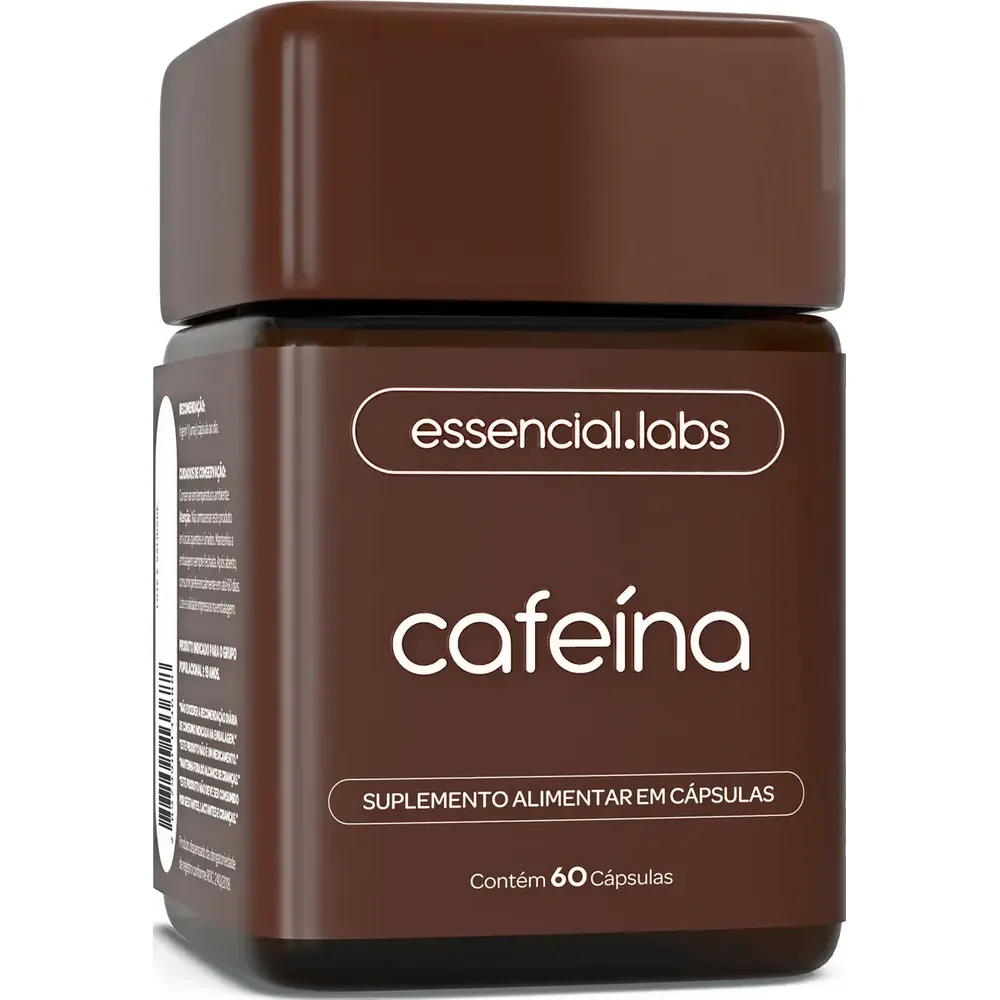 Cafeína 100% Pura 200mg - 60 Cápsulas