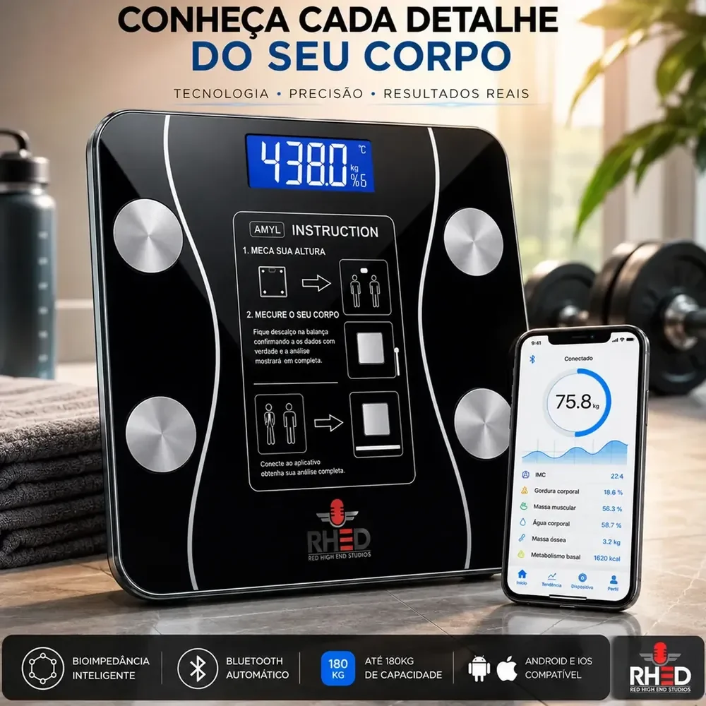 💢 Balança Digital Bioimpedância