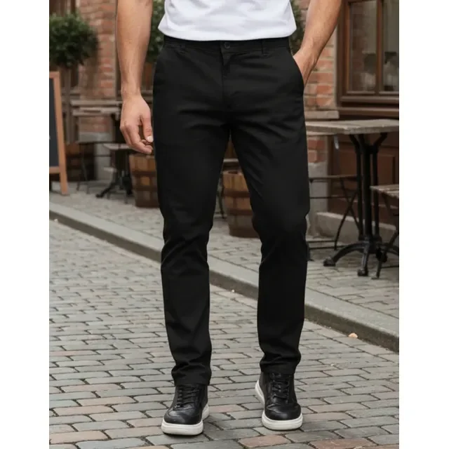⚫️ Calça Sarja Skinny Masculina Em Alfaiataria Premium Lycra
