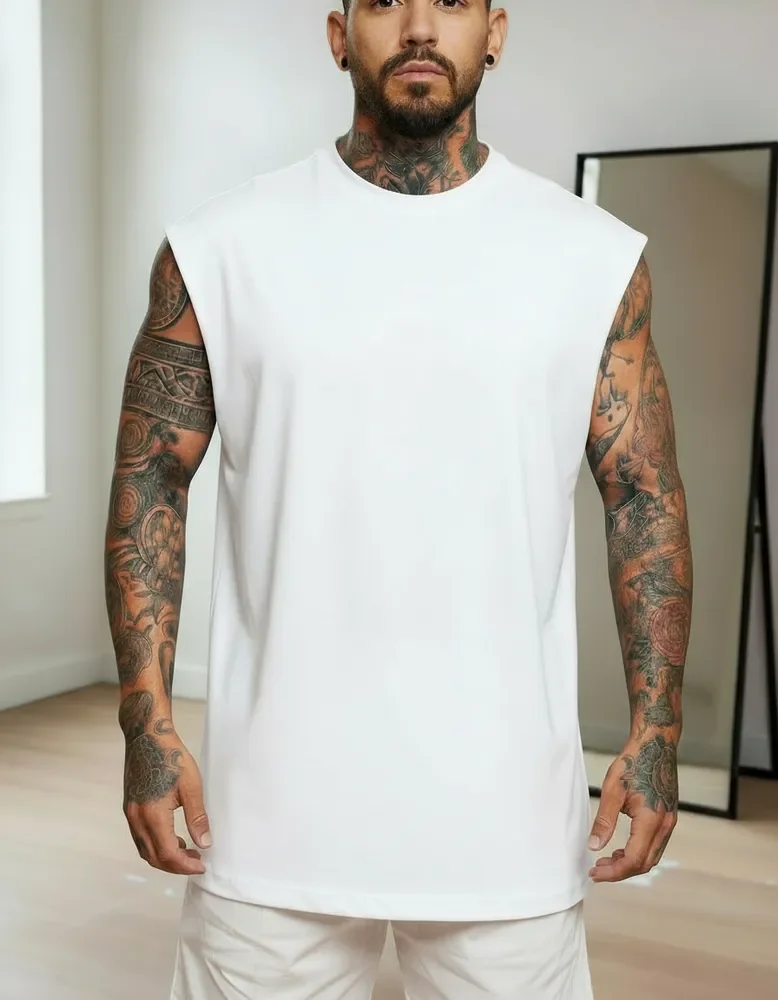 Regata Oversized Básica 100% Algodão