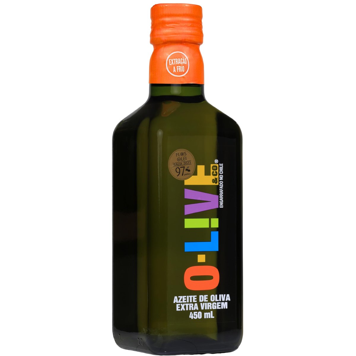 O-LIVE & Co, Azeite de oliva extra virgem, Chileno, vidro, 450ml
