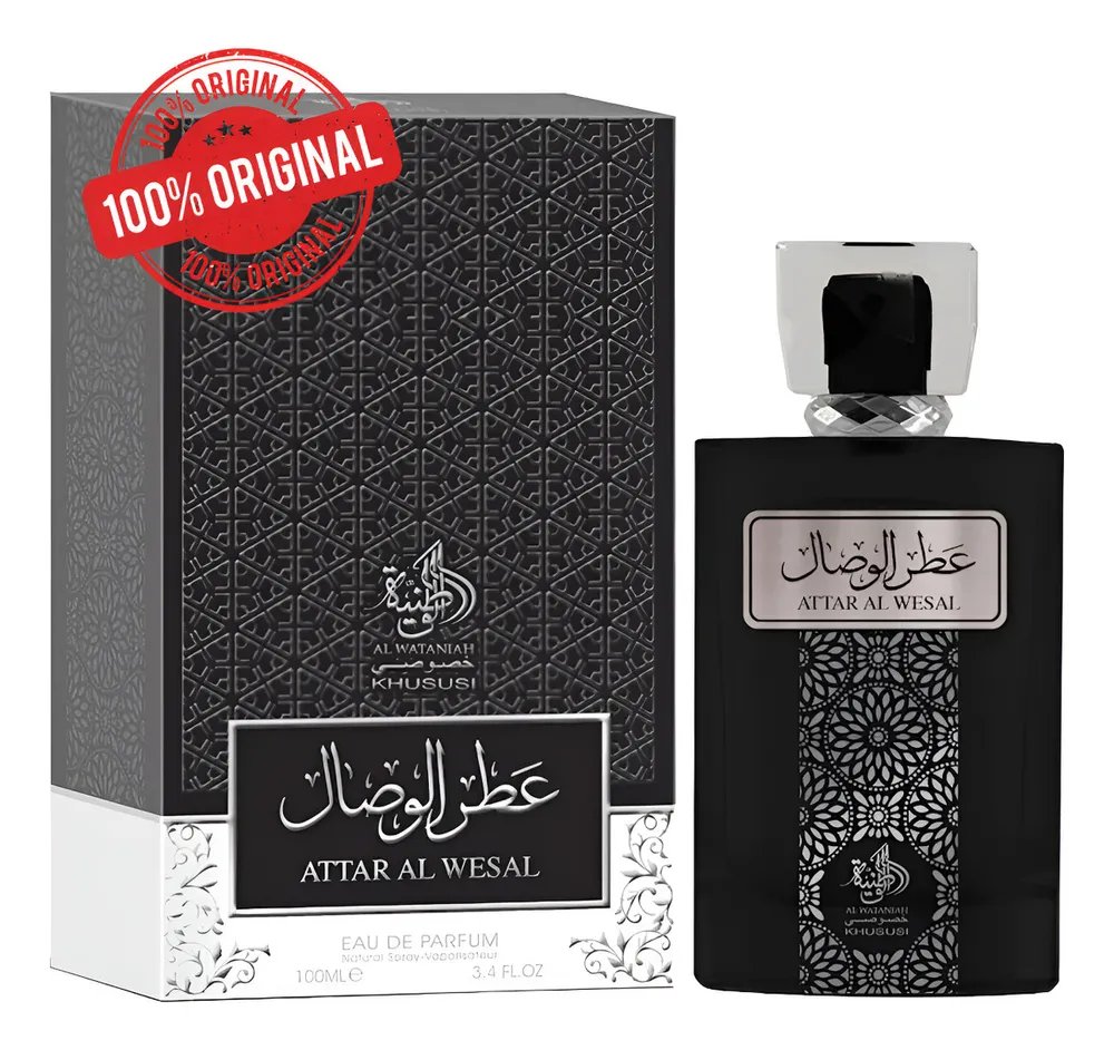 Perfume Masculino Attar Árabe Al Wesal Wataniah 100ml