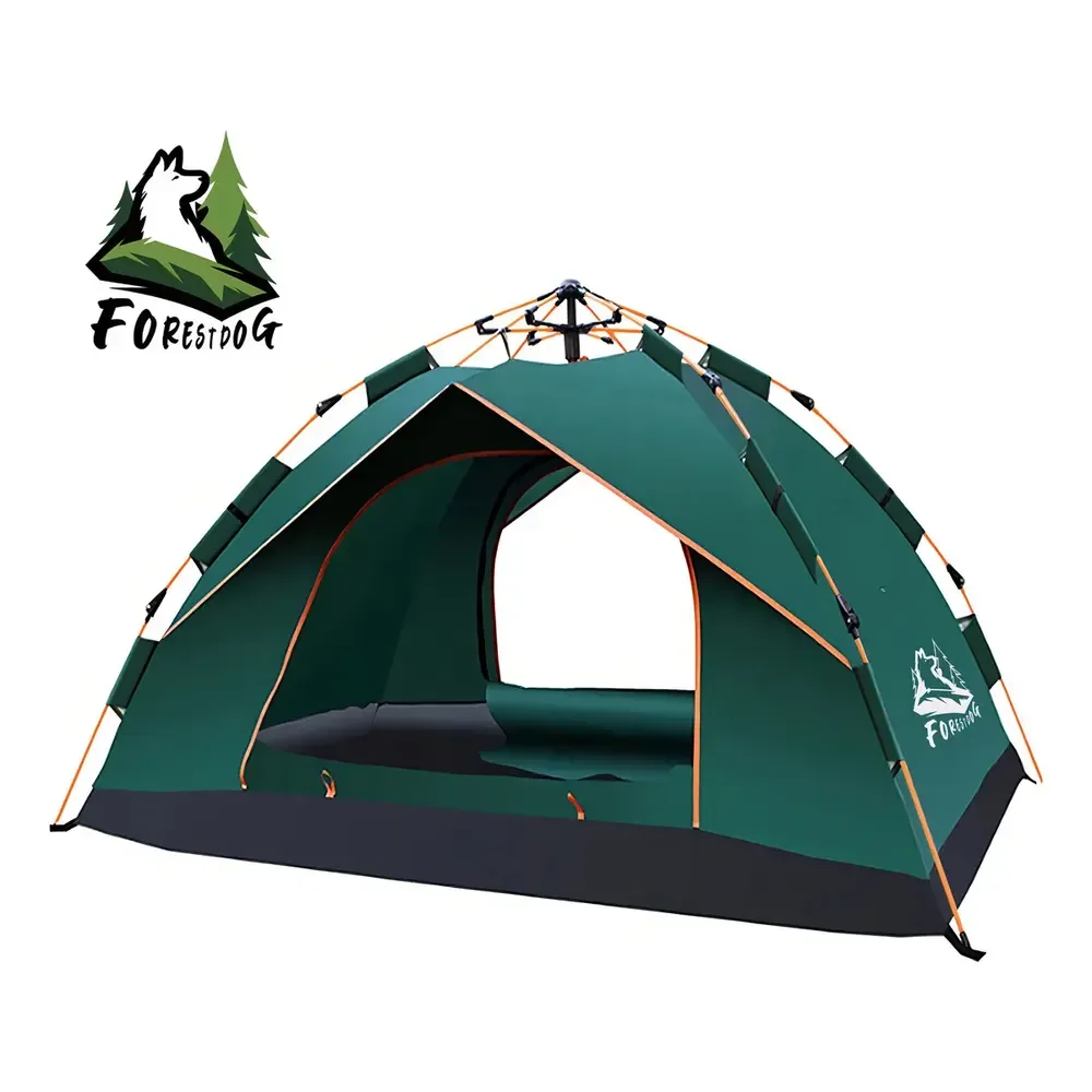 Forestdog Barraca Camping 3-4 Pessoas Automática 210x200x135cm Tecido Oxford