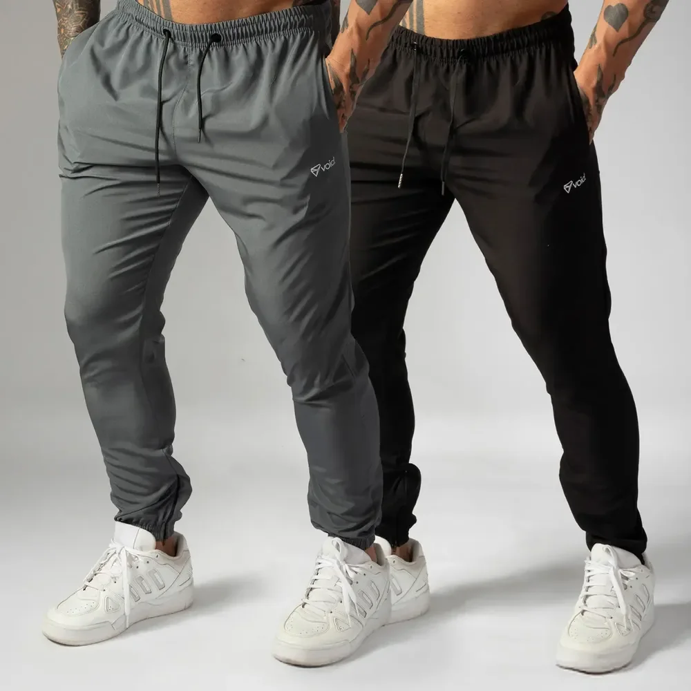 ⚫️ Kit 2 Calças Jogger Tactel Com Elastano Masculina Esportiva