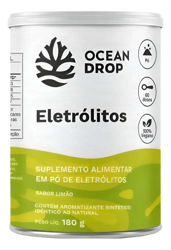Eletrolitos Ocean Drop Sodio Potassio Fosforo Magnesio