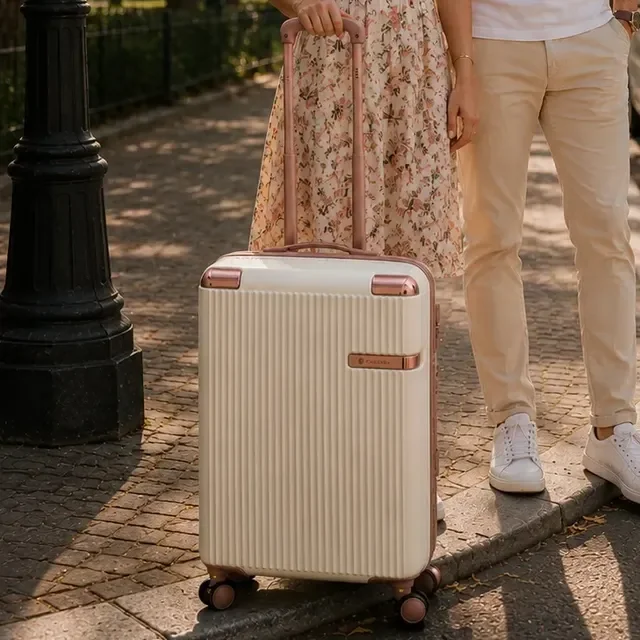 DE BORDO, VÁRIAS CORES ✈️ Mala Bordo Para Viagem Resistente Abs Anac Com Rodinhas 360