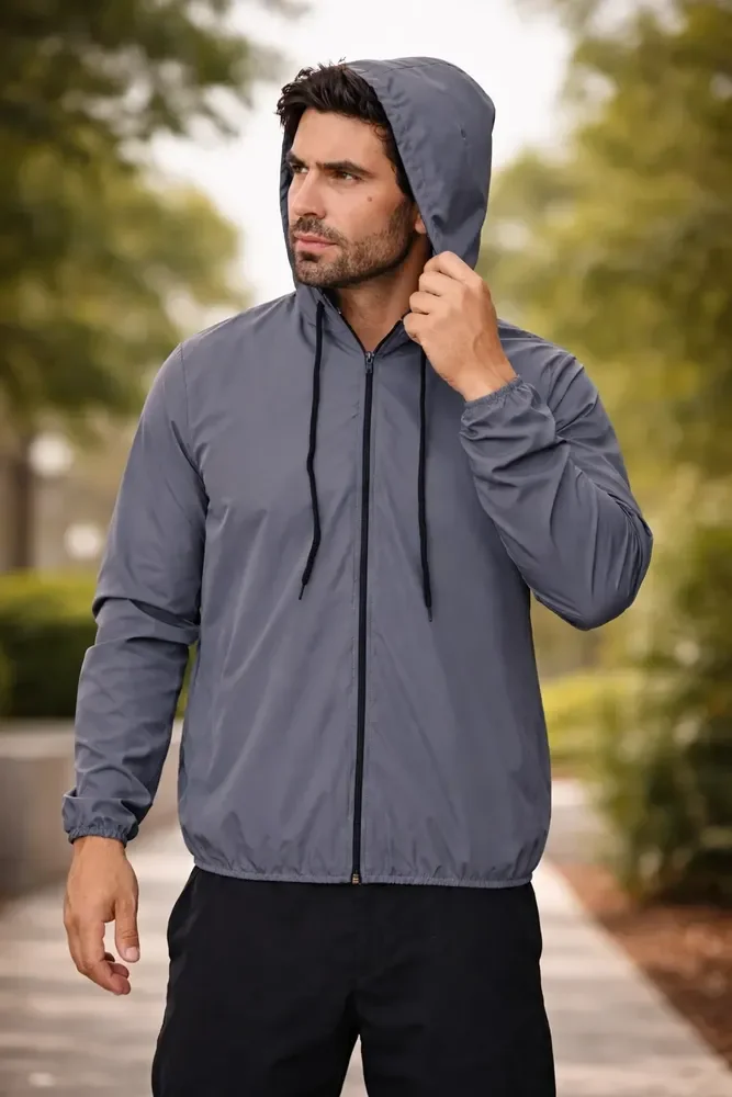 ⚫️ Jaqueta Corta Vento Masculina Impermeável