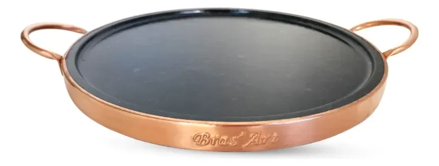 Assadeira Forma Para Pizza De Pedra Sabão23 Cm De Diâmetro.