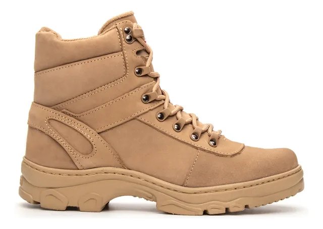 ⚫️ Bota Coturno Masculino Militar Design Robusto E Confortável