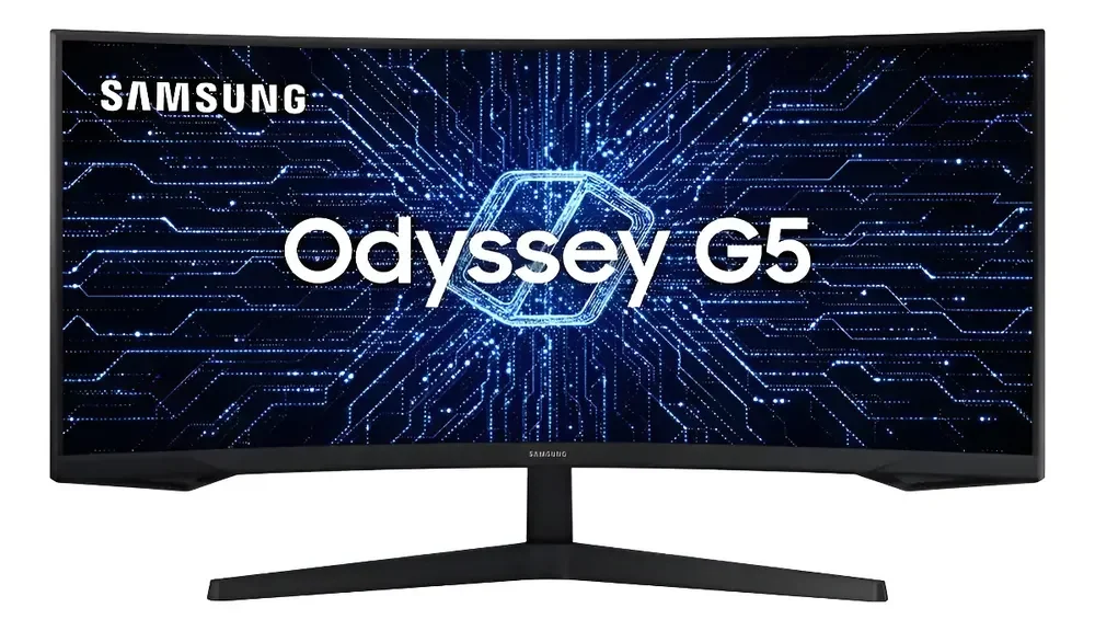 ✨Monitor Gamer Samsung Odyssey G5 34 Uwqhd Preto 127/220v✨️