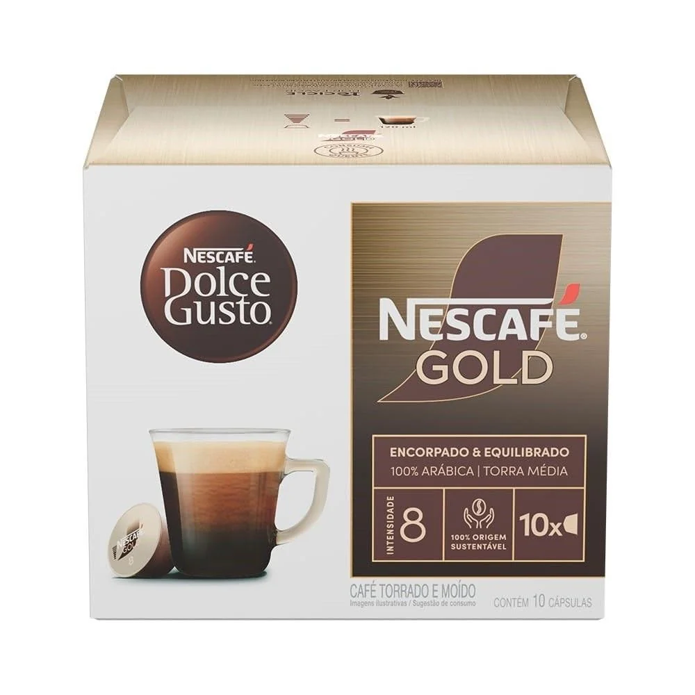 ✨Café em Cápsula Dolce Gusto Gold Intensidade 8-10 cápsulas✨️