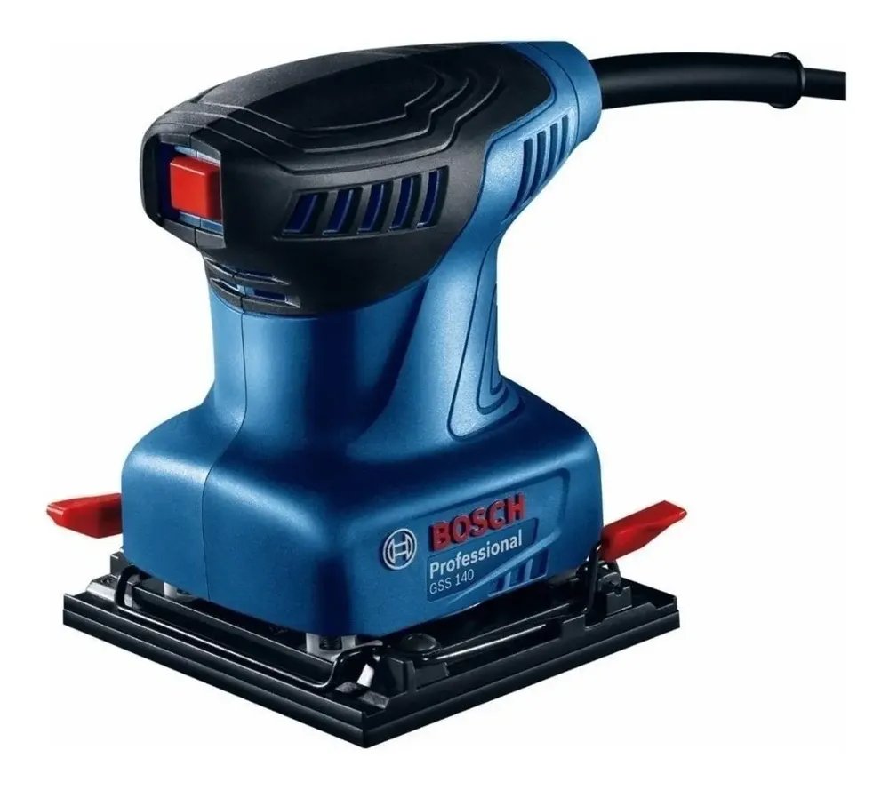 Lixadeira Profissional Orbital Bosch Professional Gss 140 Azul 127v