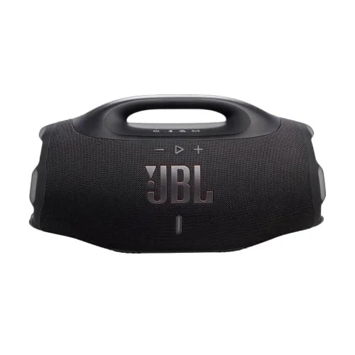 ✨ JBL, Caixa de Som, Boombox 4, Bluetooth, Som JBL Pro, AI Sound Boost, Graves Personalizáveis, Bateria de até 34h, IP68, Áudio Lossless – Preta
