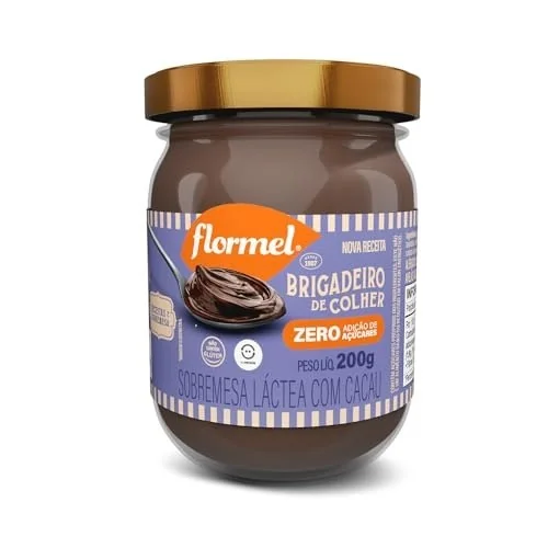 ✨ Brigadeiro de Colher FLORMEL Zero Açúcar 200 gramas