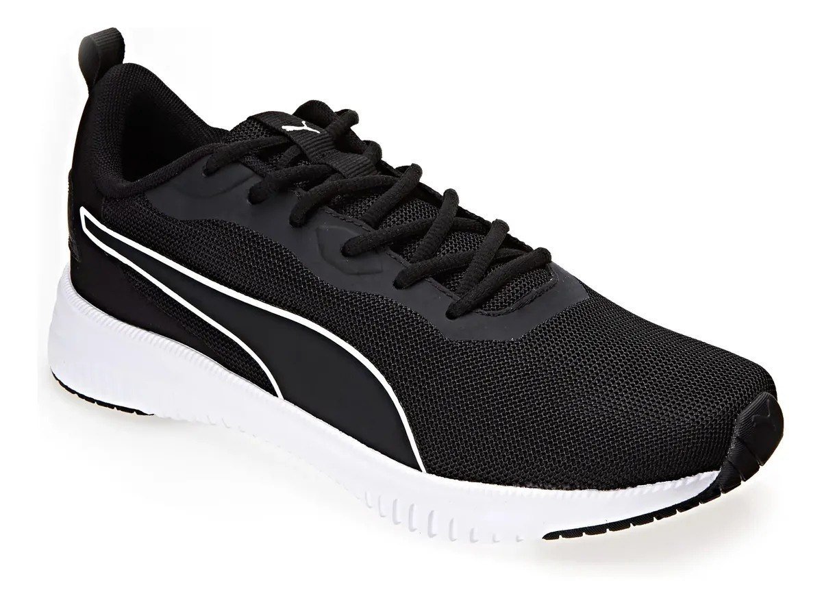 ✨ Tênis Esportivo Masculino Flyer Flex Bdp Puma Puma Black-puma White Liso 40 Br