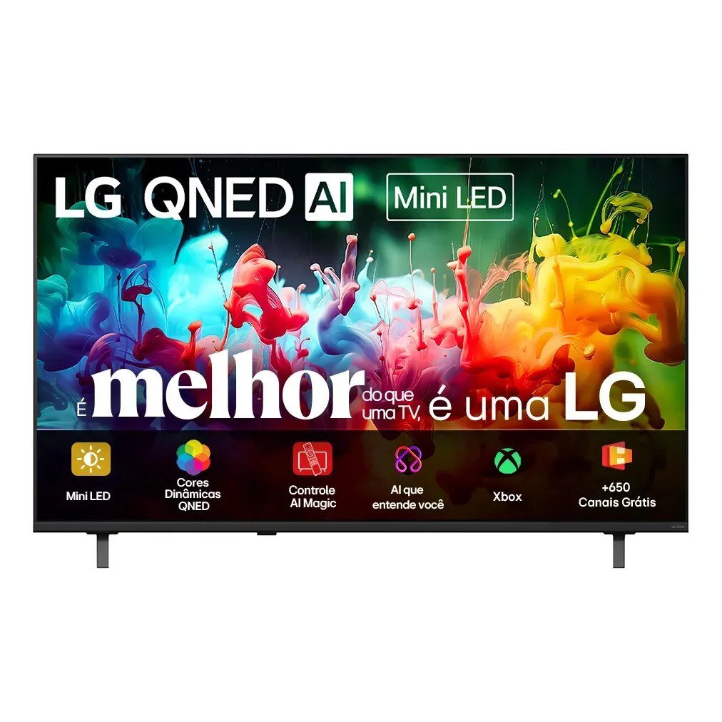 ✨ Smart TV 65 Polegadas QNED Mini LED AI 4K QNED70 WebOS 2026 LG