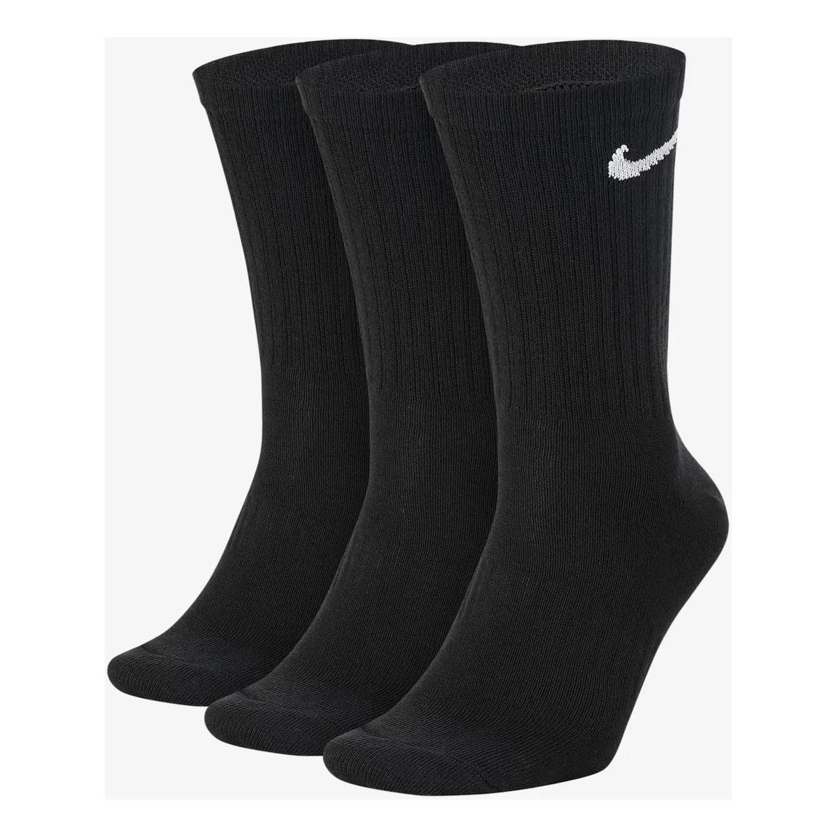 ✨ Meia Nike Everyday Lightweight Training Crew (3 Pares) Mascu
