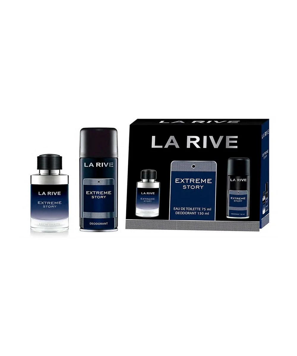 ✨Kit La Rive Extreme Masc Eau de Toilette 75 Ml + Desodorante  Masc 150 Ml Único