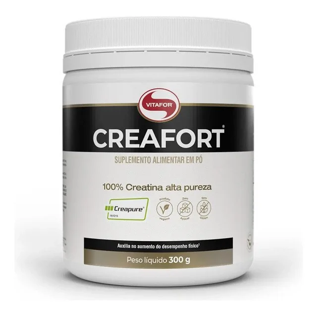 ✨Creatina Monohidratada Creafort Sem Sabor 300g Vitafor