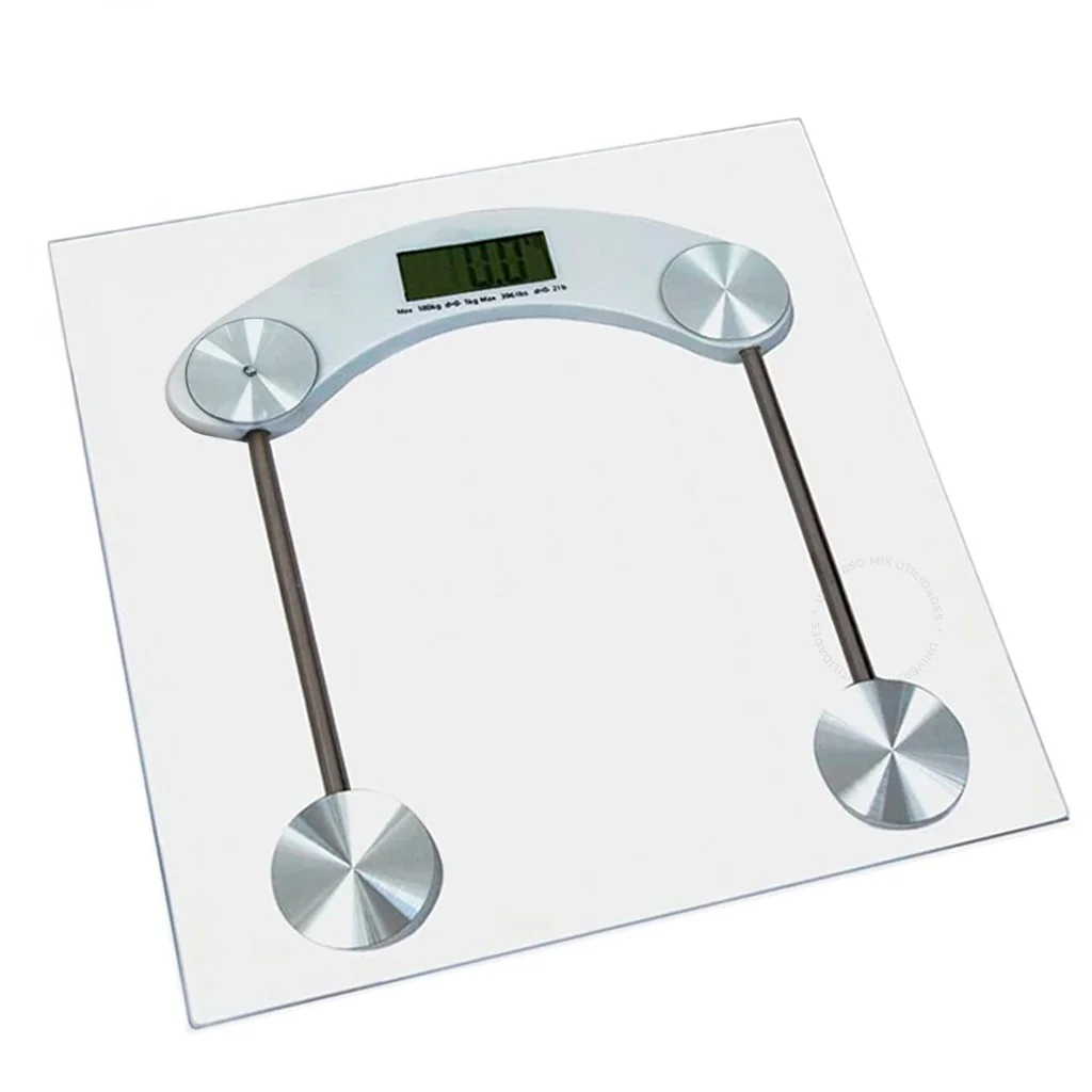 ✨Balança Corporal Digital Até 180kg Com Vidro Temperado Premium
