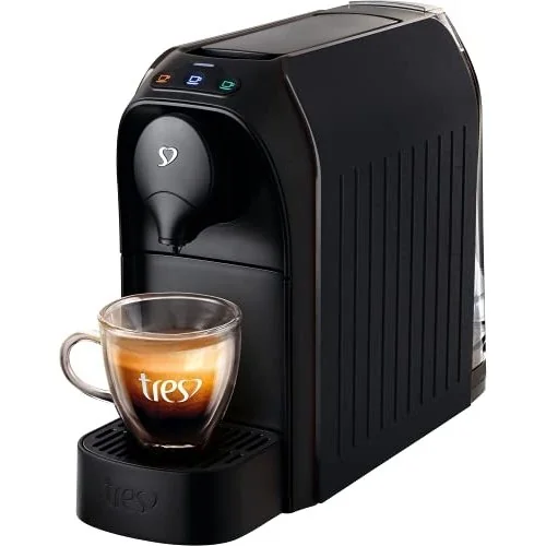 ✨ 3 Corações TRES Cafeteira Espresso e Multibebida Passione Preta - 220V