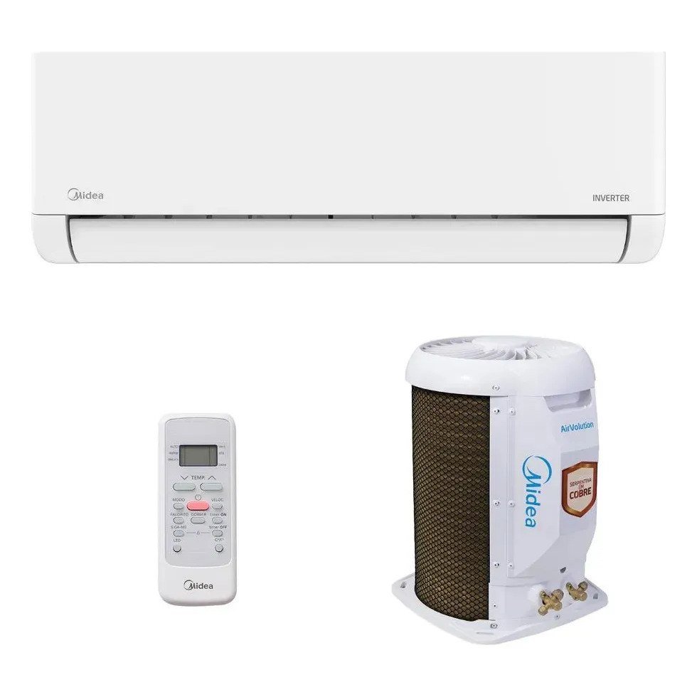 ✨ Ar Split Inverter 12000 Midea Airvolution Lite Frio 38TBVCA12M5 42EBVCA12M5