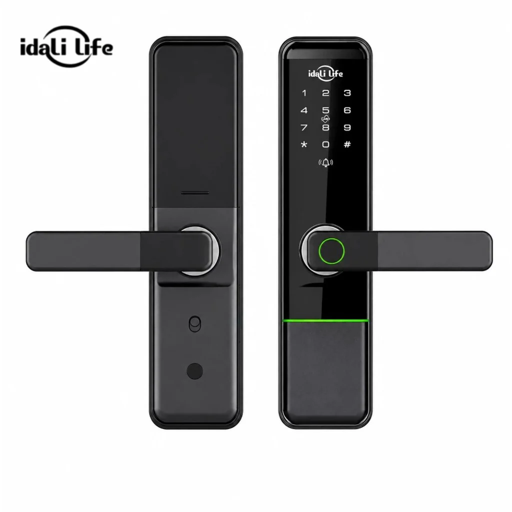 ✨Fechadura Digital Inteligente com Impressão Digital com Tag Wifi Moderna Bloqueio de impressões digitais  IDALI LIFE