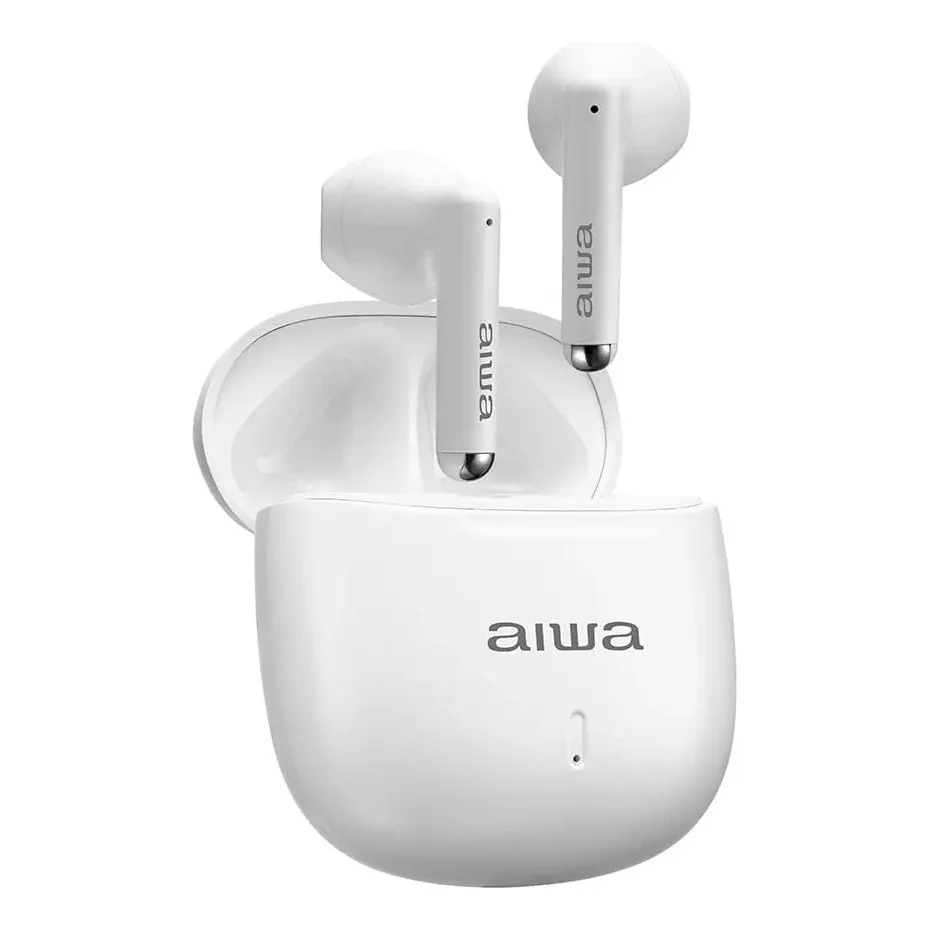 ✨ Fone De Ouvido AWS-EB-05-W Earbud Branco Aiwa Bivolt Branco