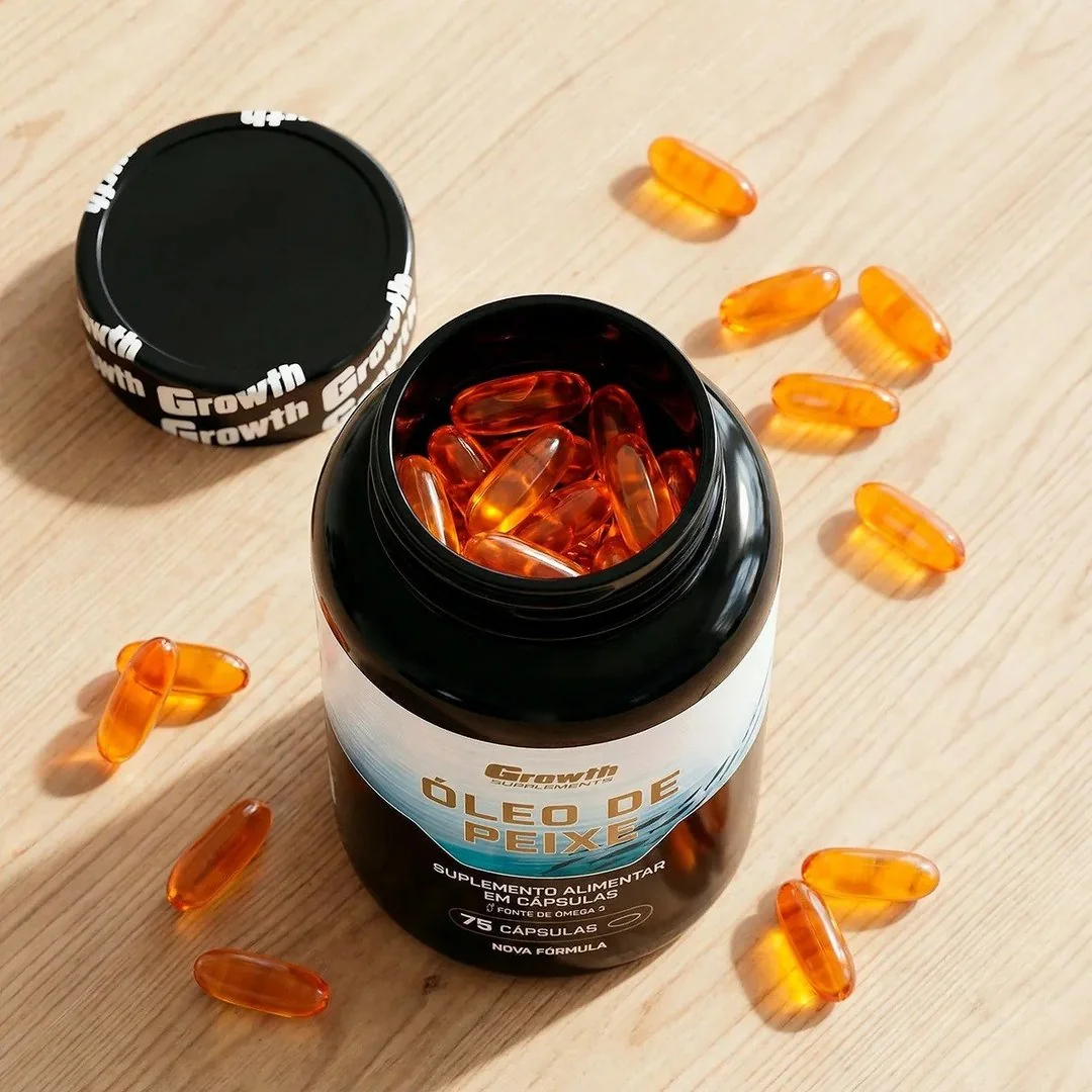 ✨ Omega 3 Óleo De Peixe 75 Softgel (caps) Growth Supplements