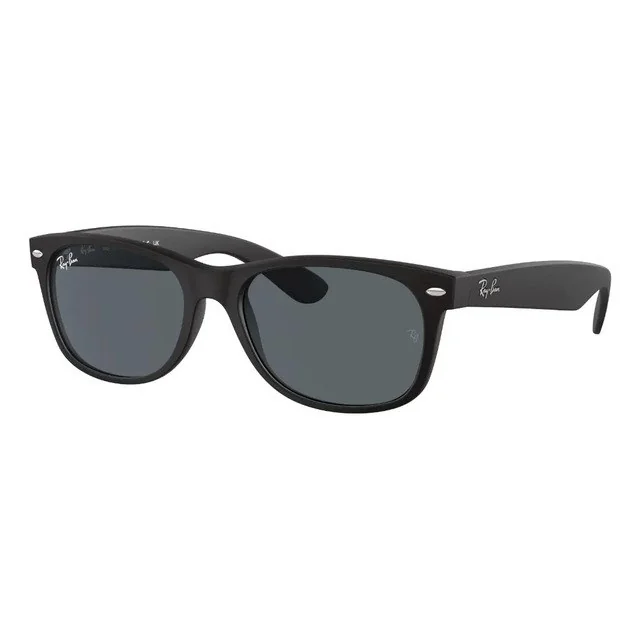✨ Óculos De Sol Masc/femi Rb2132 Armação Quadrada Ray Ban Cor Rubber Black Armação Rubber Black Haste Rubber Black Lente Blue Desenho Cor Sólida Preto A...