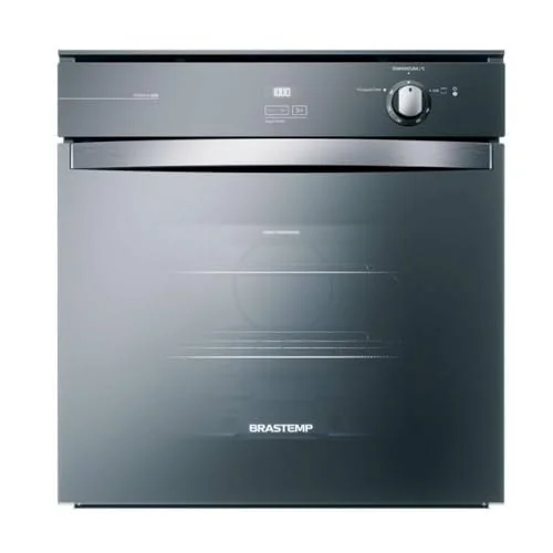 ✨ Forno de Embutir a Gás Brastemp 78 Litros Cor Inox Espelhado com Grill e Timer Touch - BOA84AR 220V