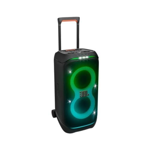 ✨ JBL, Caixa de Som, PartyBox Stage 320, Bluetooth, Portátil, Show de Luzes, À Prova de Respingos - 240W RMS