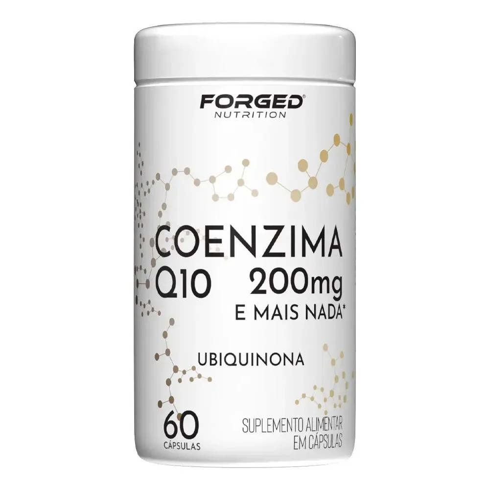 ✨ Coenzima Q10 200mg Pura Alta Concentração 60 Cápsulas - Forged Nutrition