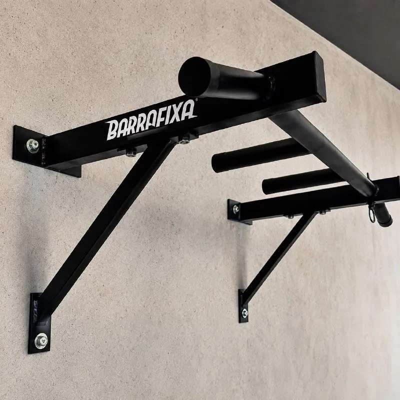 ✨ Barra Fixa De Parede Completa  Pull-up Interna E Externa Preto