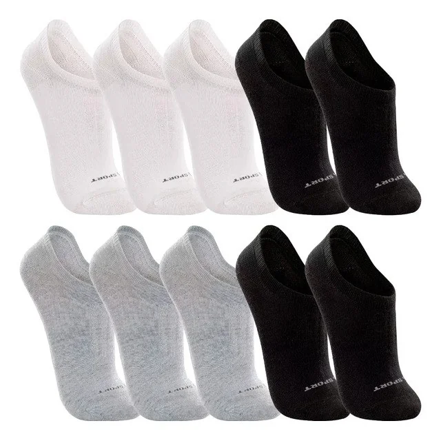 ✨ Kit 10 Pares Meias Lupo Sapatilha Soquete Invisível Original