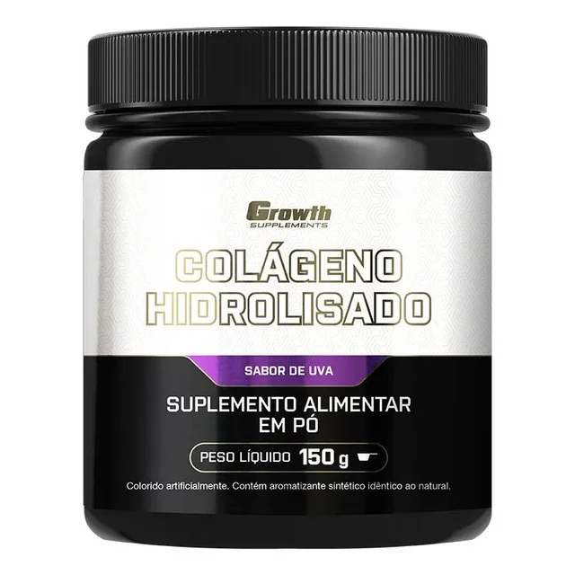 ✨ Colágeno Hidrolisado 150g Growth Supplements Uva