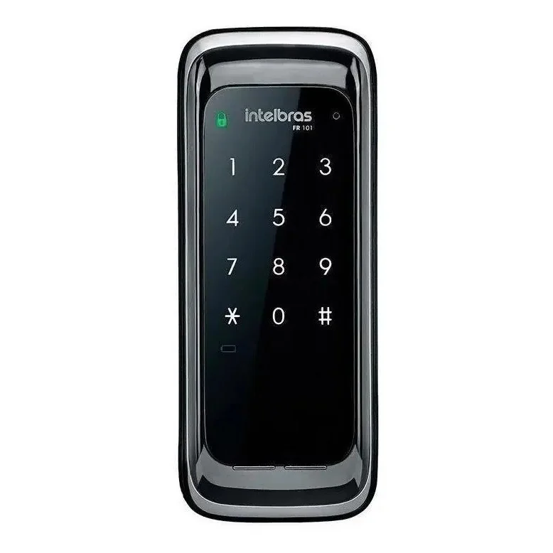 ✨ Fechadura Digital Porta De Madeira Intelbras Fr101 Preto