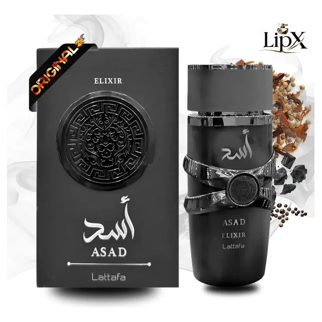 ✨ Perfume Asad Elixir 100ml Eau De Parfum Original Edp Lançamento 2026 Original C/ Nf